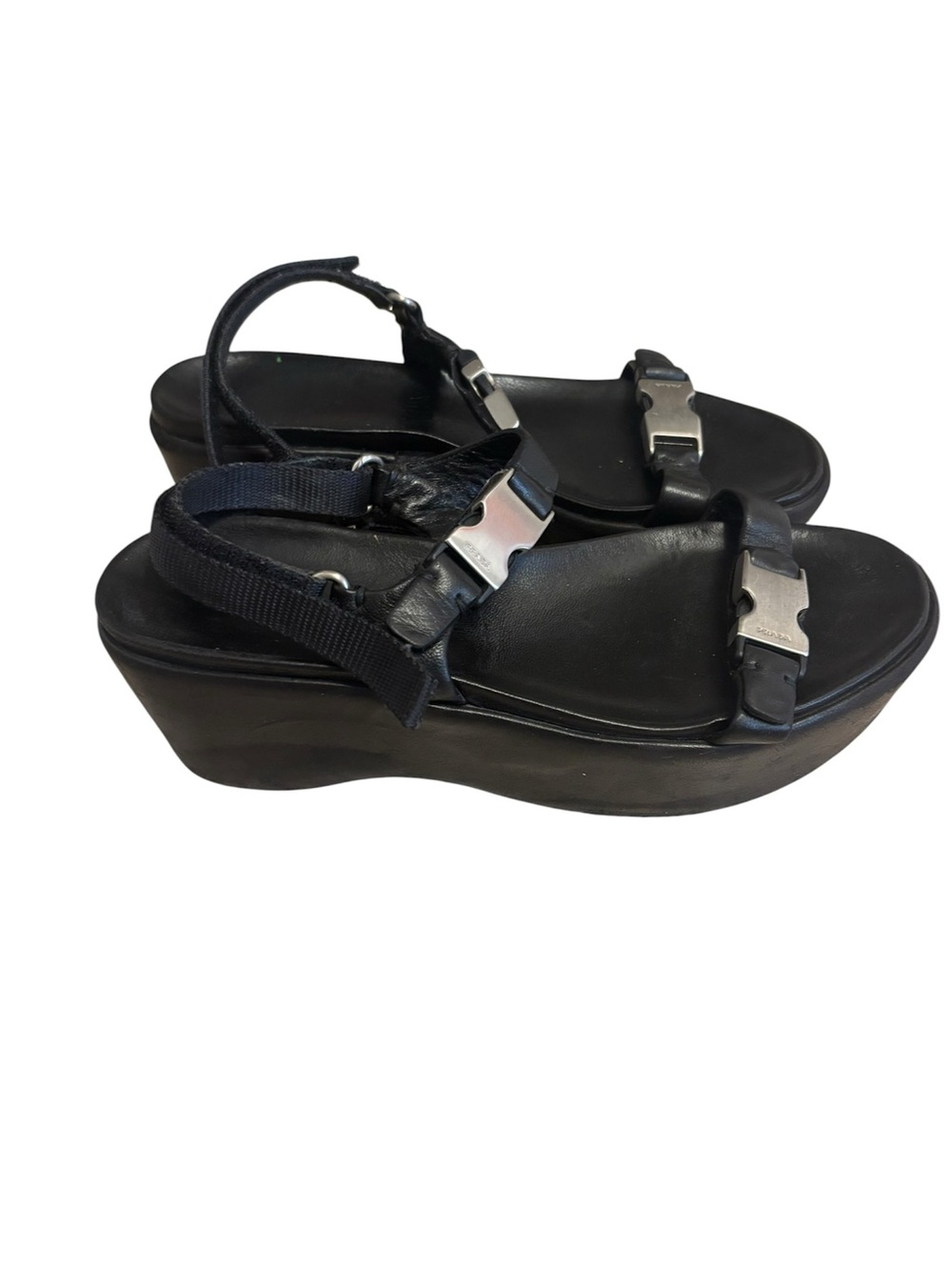 Prada Platform Sport Sandals- Made in Italy